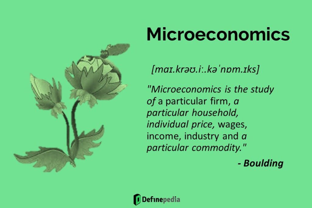 Microeconomics definepedia