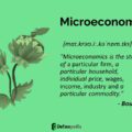 microeconomics definepedia