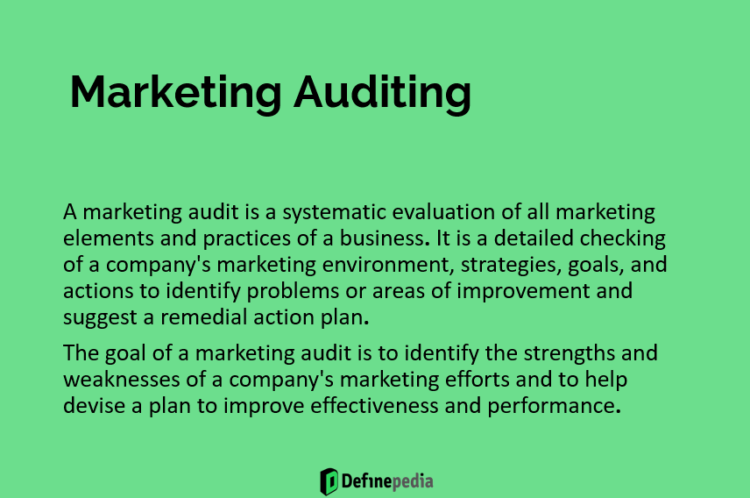 What is an Example of a Marketing Audit?