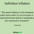Meaning and Features of Inflation