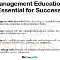 Management Education Essential for Success