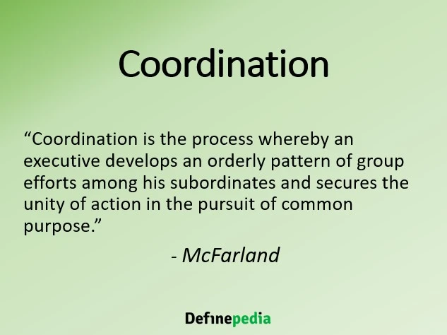 coordination