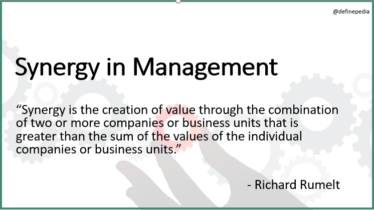 synergy in management