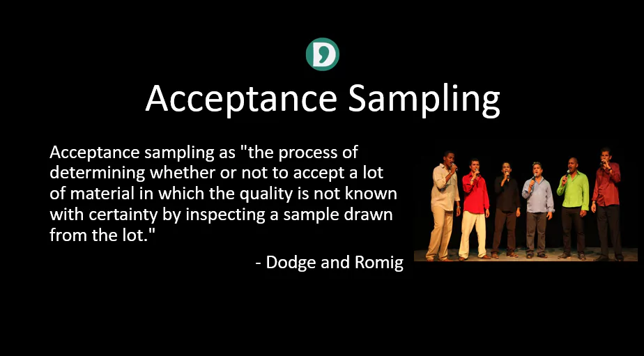 Acceptance sampling 