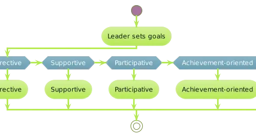 Path Goal Theory + 4 Leadership Styles ( Leadership Approach)